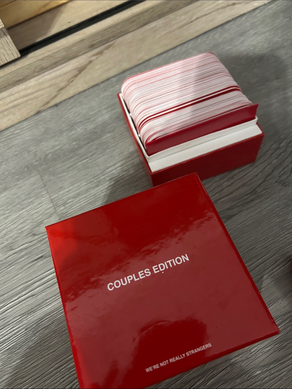 We’re Not Really Strangers - Couples Edition Card Game (Red)